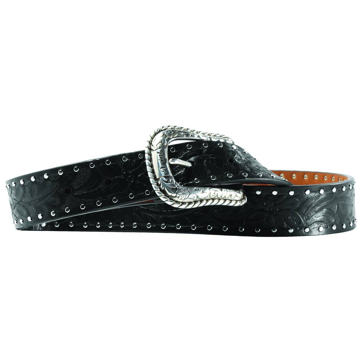 5-667648 Ariat  Western Embossed Belt - Ladies, Black sku 5-667648