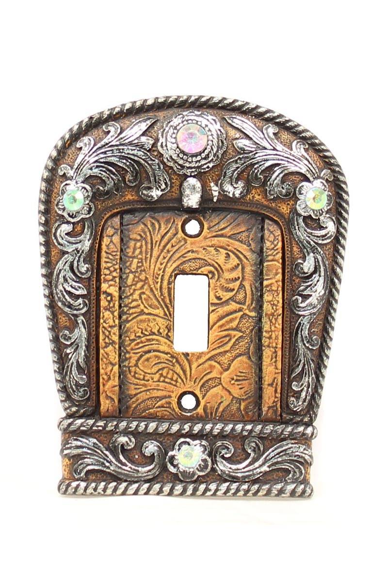 Western Moments Buckle Single Switch Plate