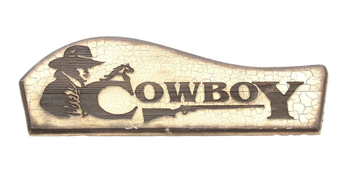 5-668013 Western Moments COWBOY Wall Sign sku 5-668013