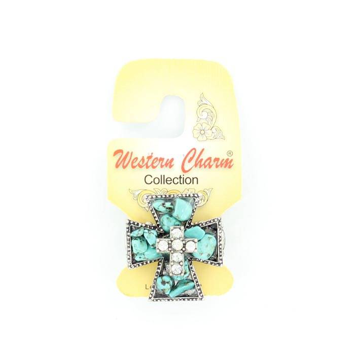 5-668250 Blazin Roxx Crystal Cross Ring sku 5-668250