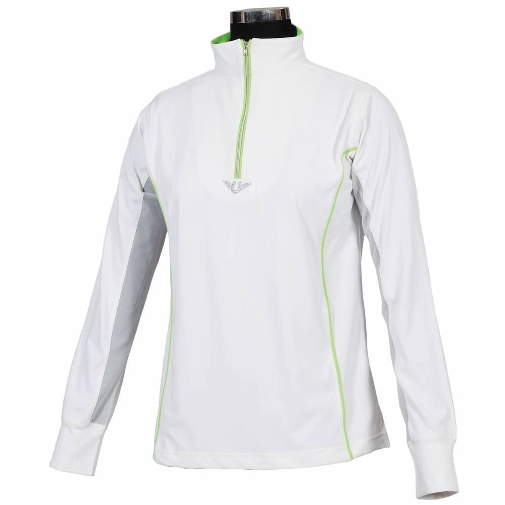 Download Tuffrider Neon Mock Zip Sport Shirt- | EquestrianCollections