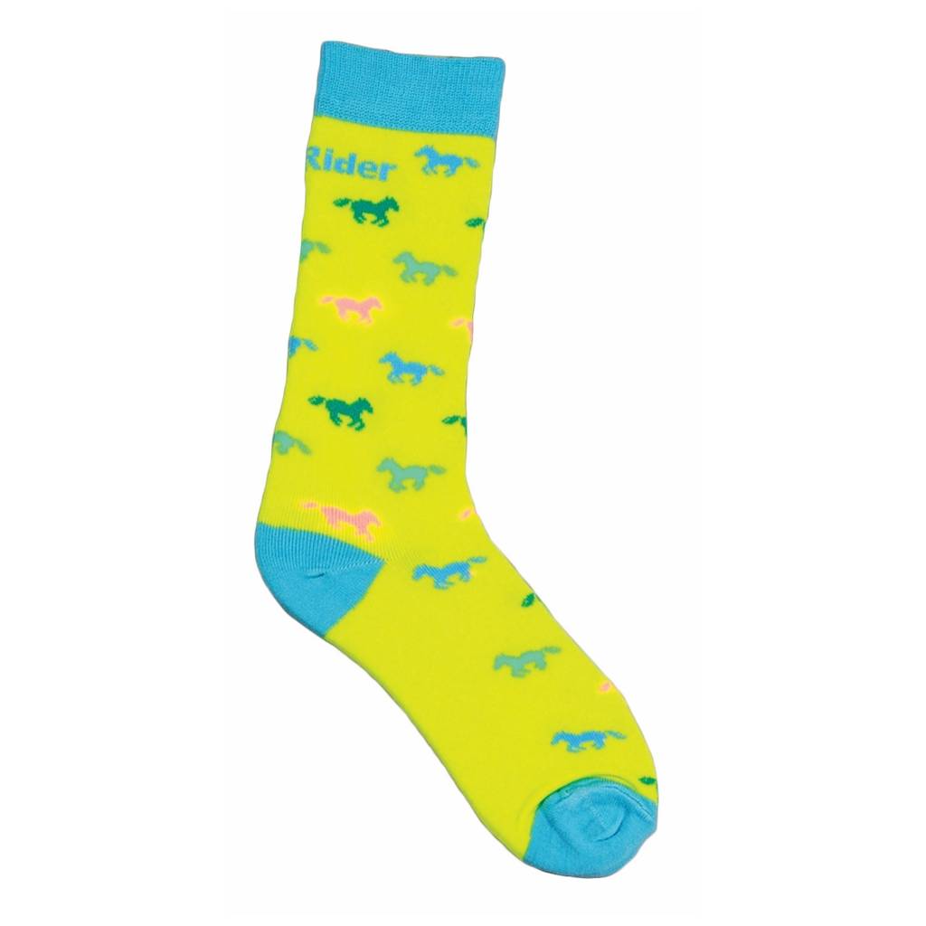 Tuffrider Neon Pony Socks - Kids