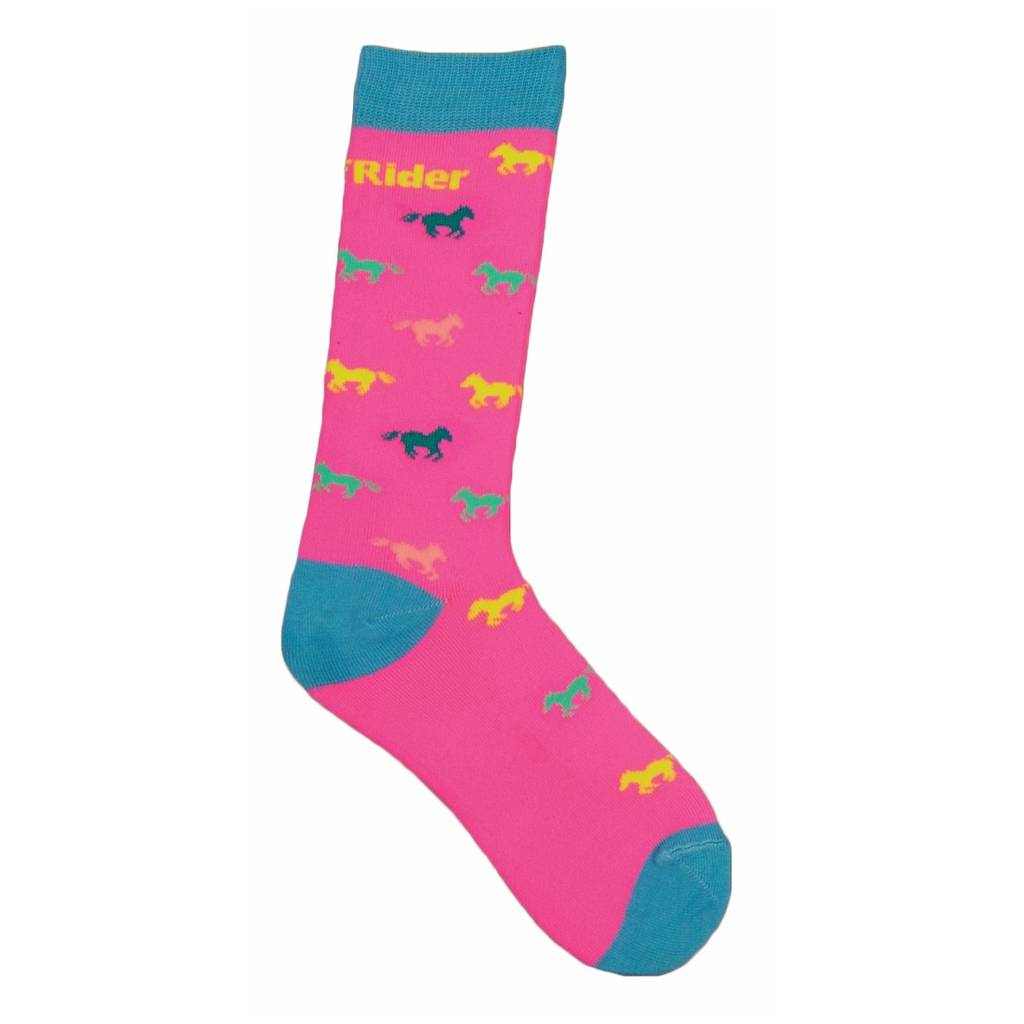 Tuffrider Neon Pony Socks - Kids