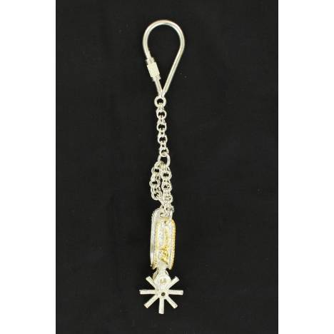 M & F Western Fancy Spur Key Ring