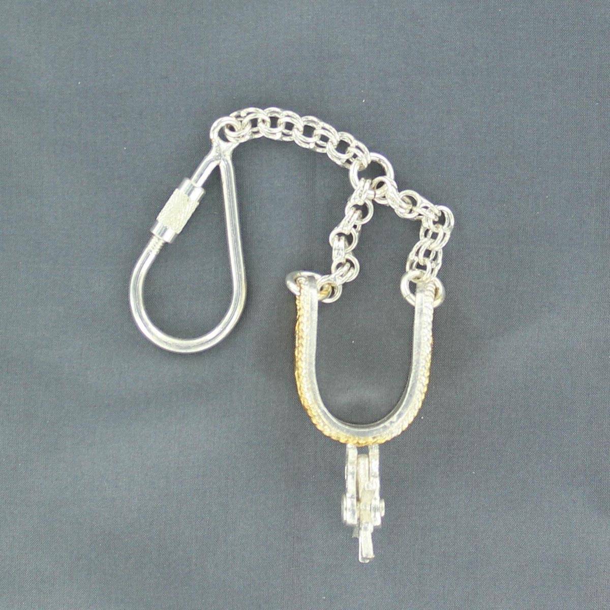 M & F Western Fancy Spur Key Ring