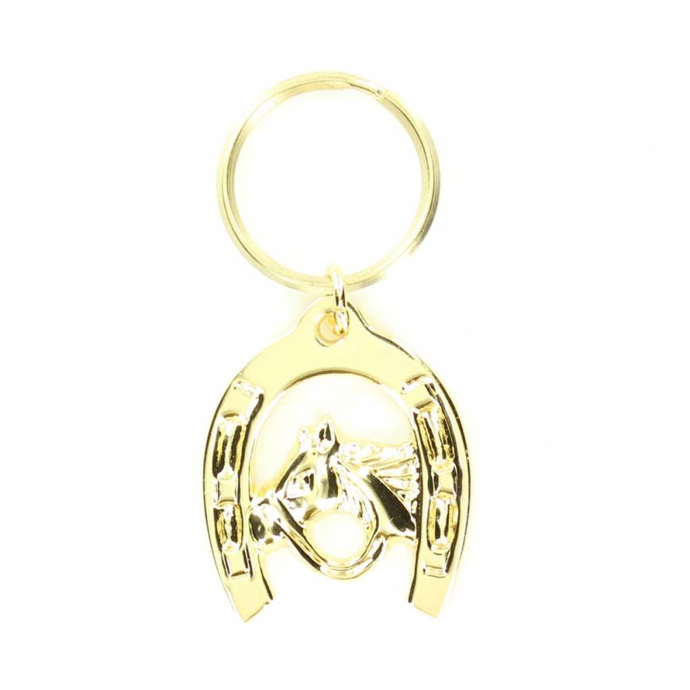 M & F Western Horseshoe/Head Key Ring EquestrianCollections