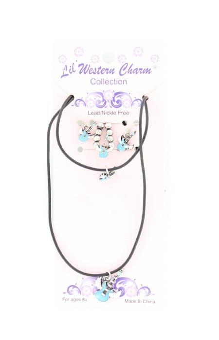 Blazin Roxx Little Girls Guitar Charm Set