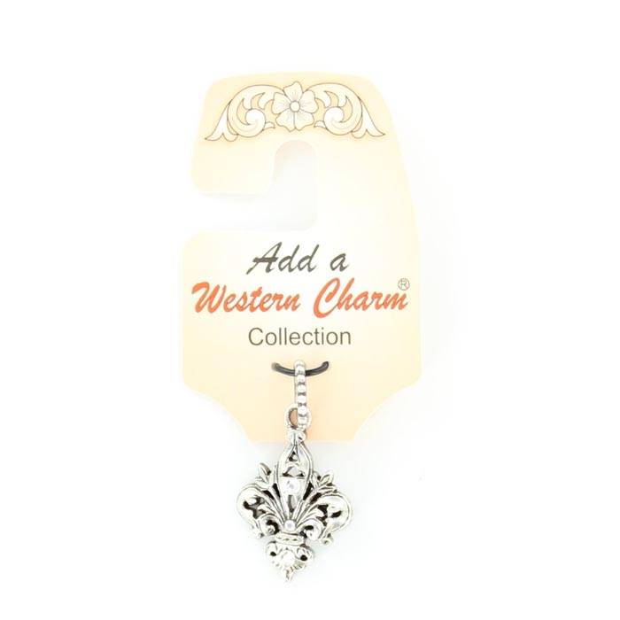 5-676089 Western Charm Rhinestone Fleur Charm sku 5-676089