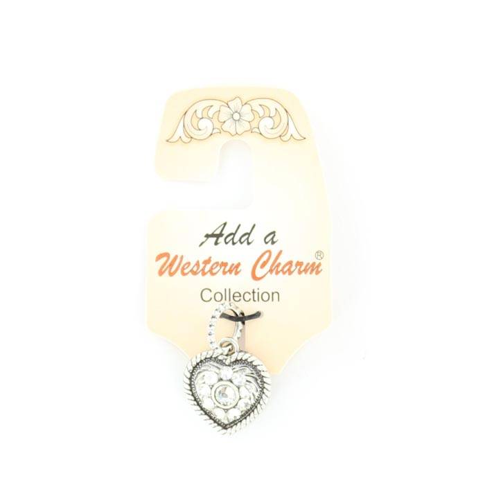 5-676091 Western Charm Heart/Rope/Crystal Charm sku 5-676091