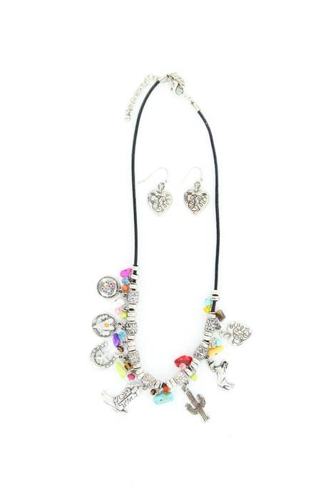 5-676104 Blazin Roxx Western Charms Necklace Set sku 5-676104