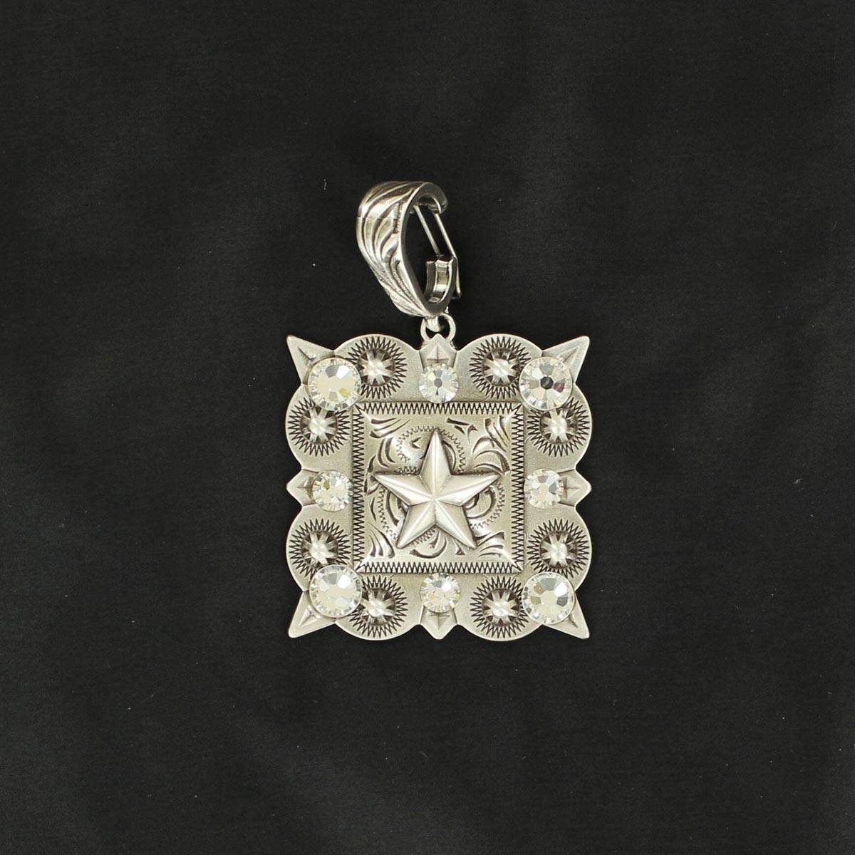 Western Charm Square Berry Pendant