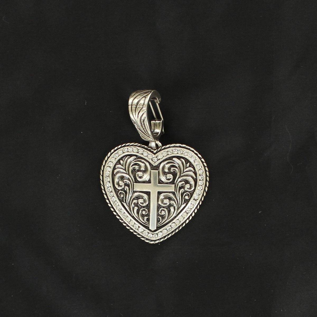 5-676122 Western Charm Heart/Cross Pendant sku 5-676122