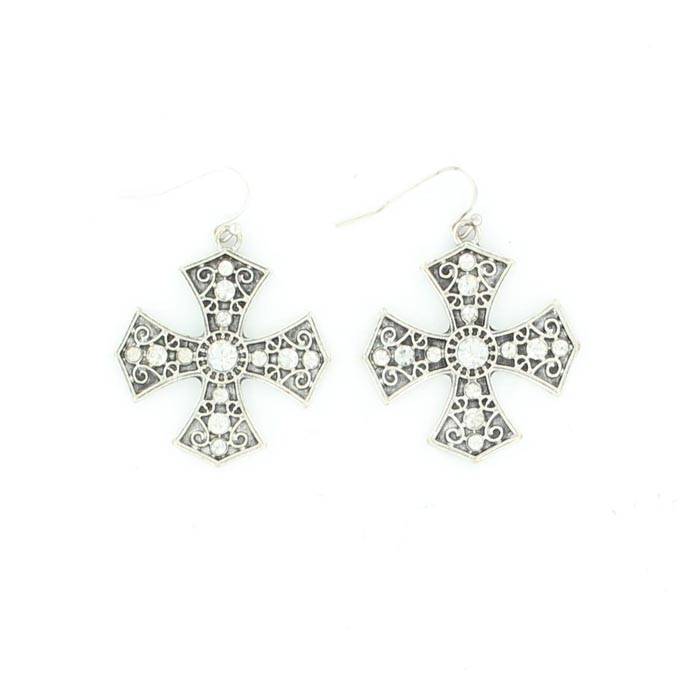 5-676127 Blazin Roxx Maltese Cross Earrings sku 5-676127