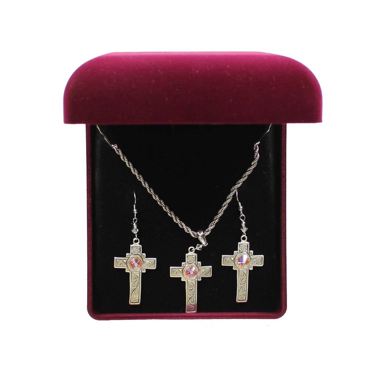 5-676349 Lightning Ridge Cross Jewelry Set sku 5-676349