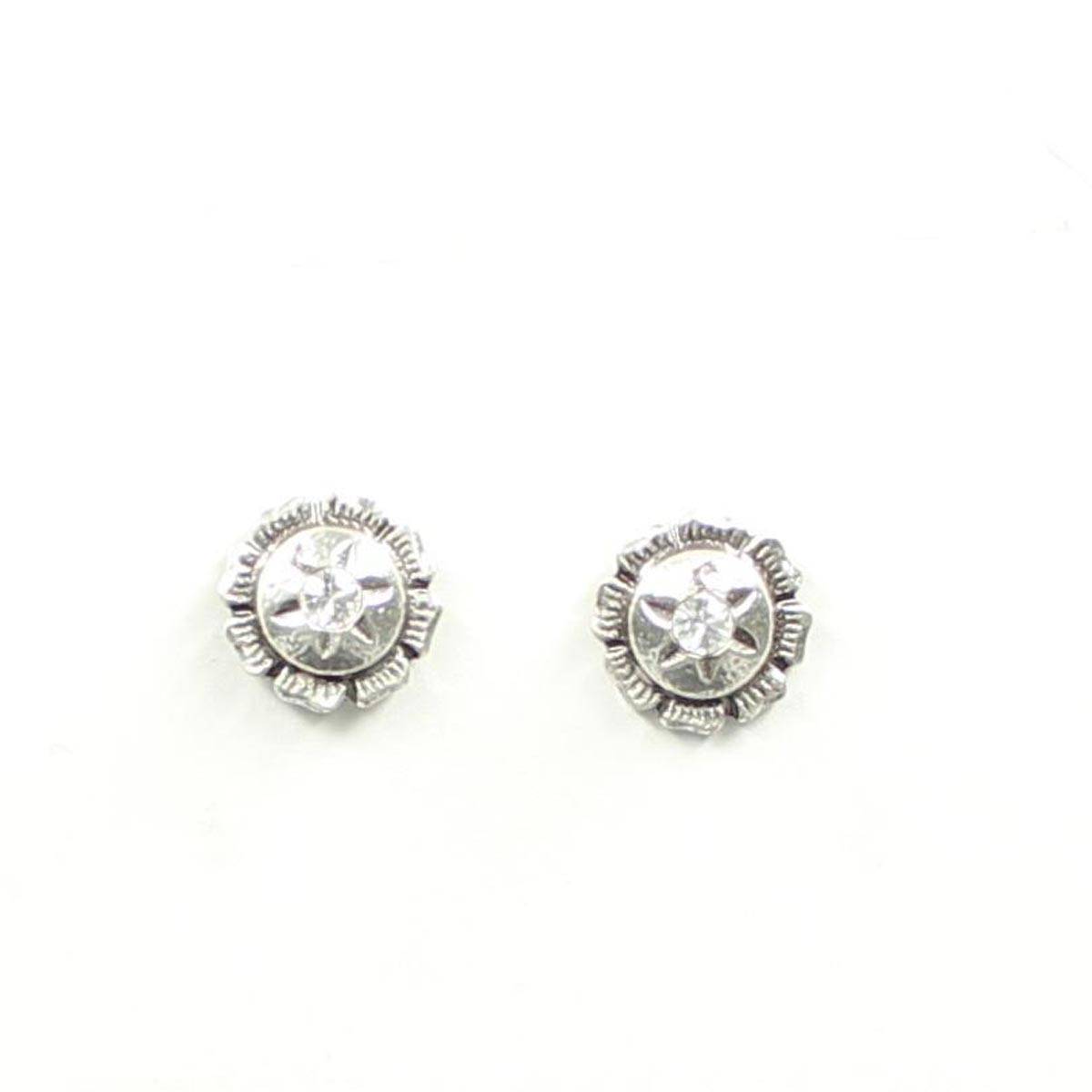 5-676358 Lightning Ridge Star Concho Crystal Earrings sku 5-676358