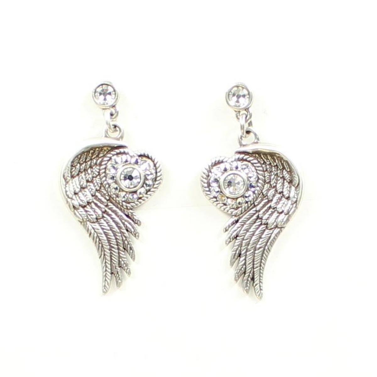 5-676361 Lightning Ridge Wing/Heart Crystal Earring sku 5-676361