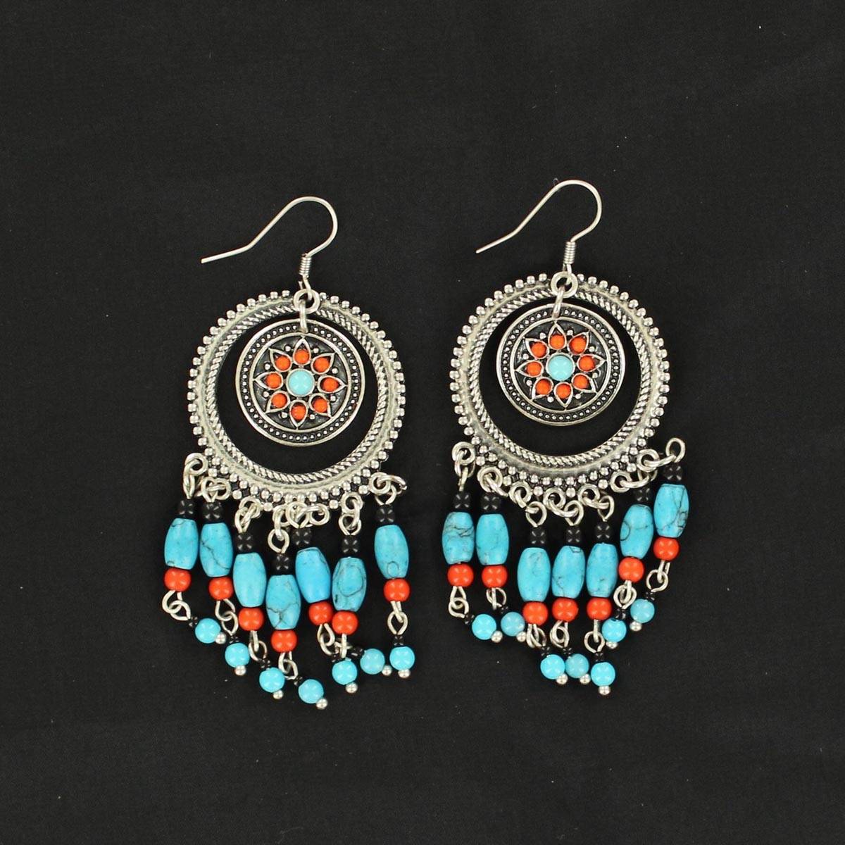 Blazin Roxx Concho Drop Earrings