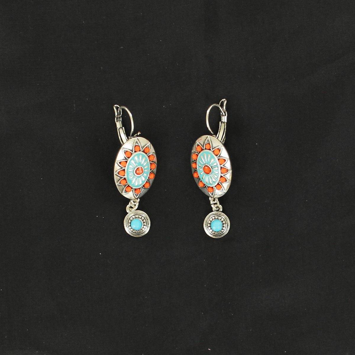 Blazin Roxx Oval Drop Earrings