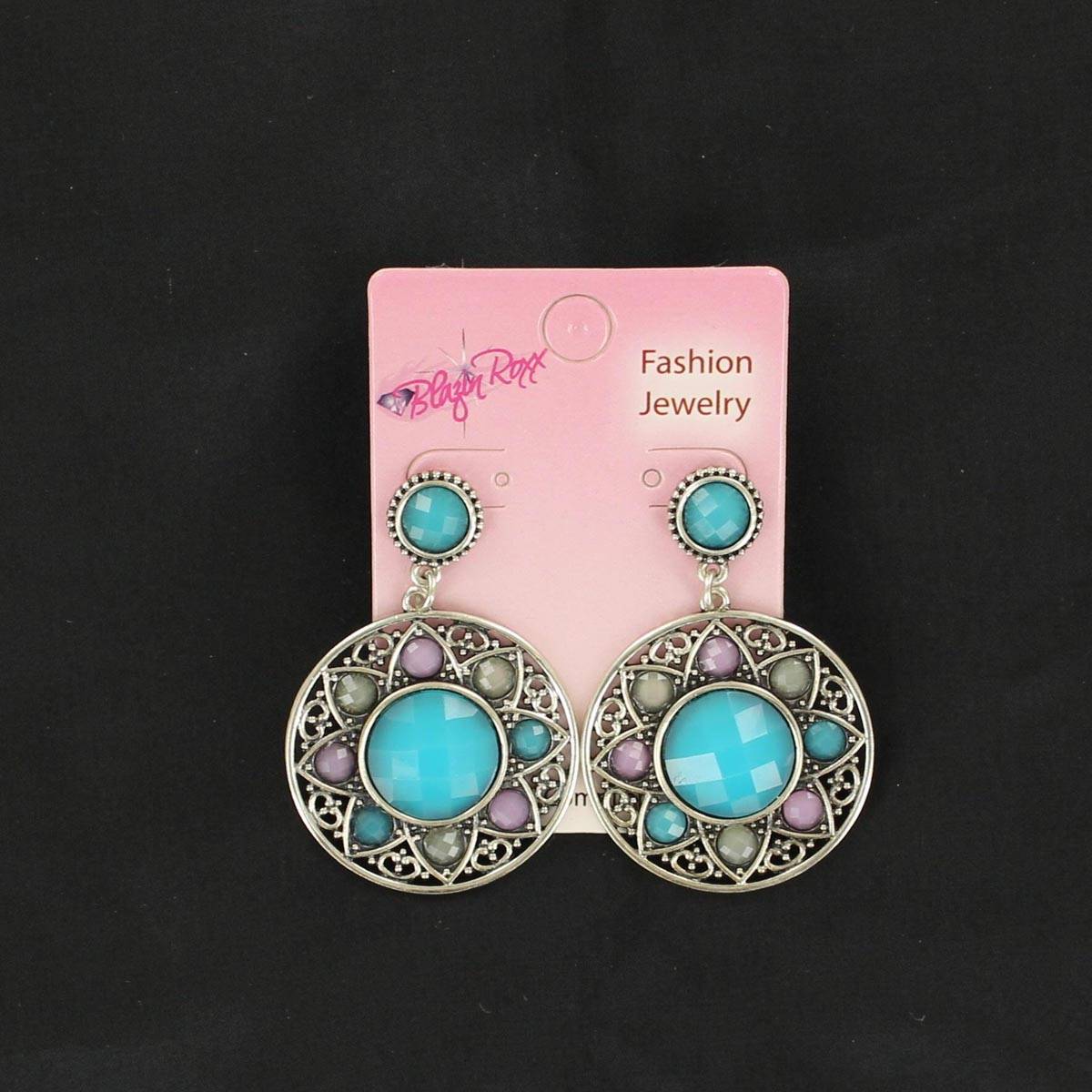 Blazin Roxx Drop Stone Earrings