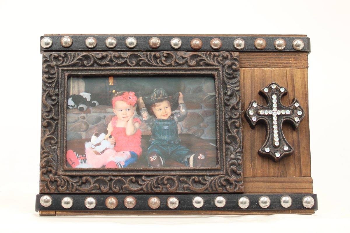 5-676705 Western Moments Crystal Cross Photo Frame sku 5-676705