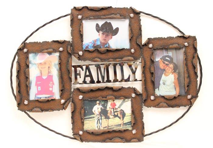 5-676738 Western Moments FAMILY Multi Pic Frame sku 5-676738