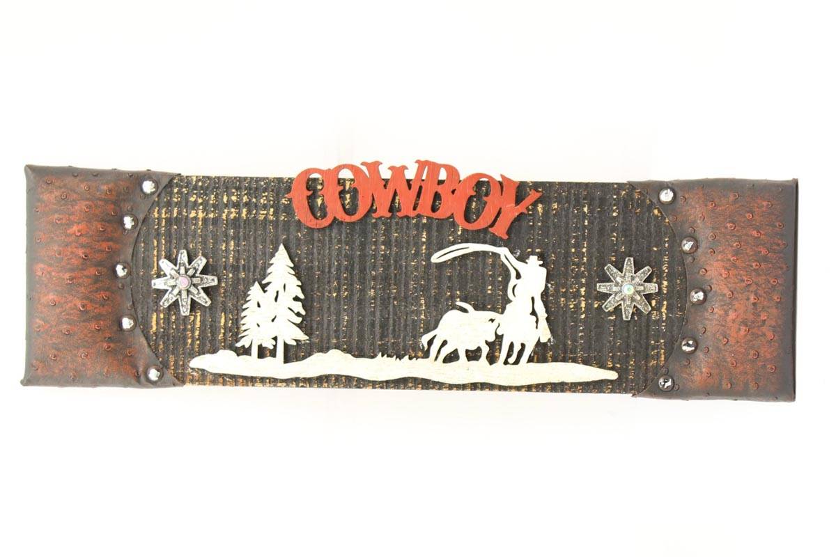 Western Moments Cowboy Wooden Sign