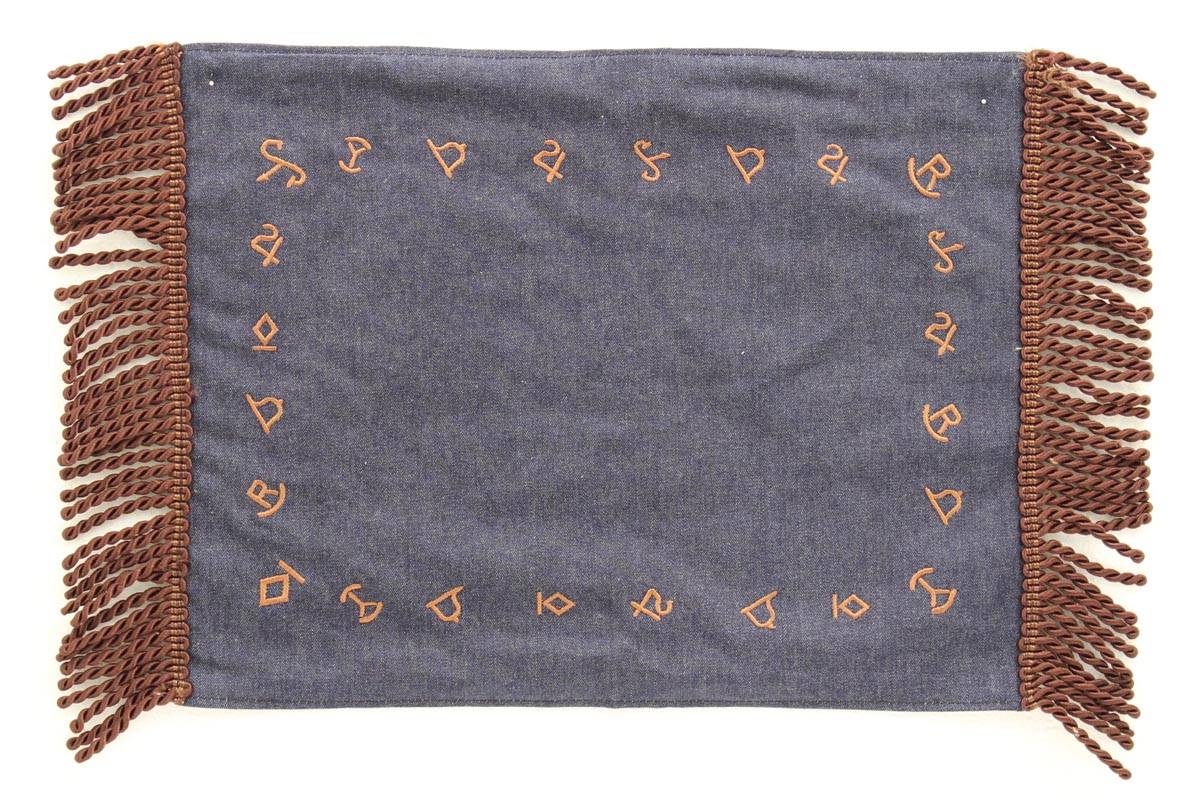 Western Moments Branded Denim Placemats