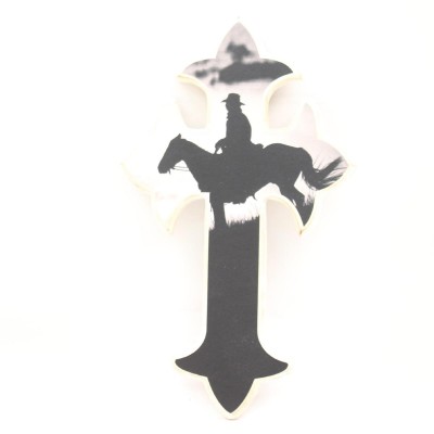 Western Moments Cowboy Silhouette Cross