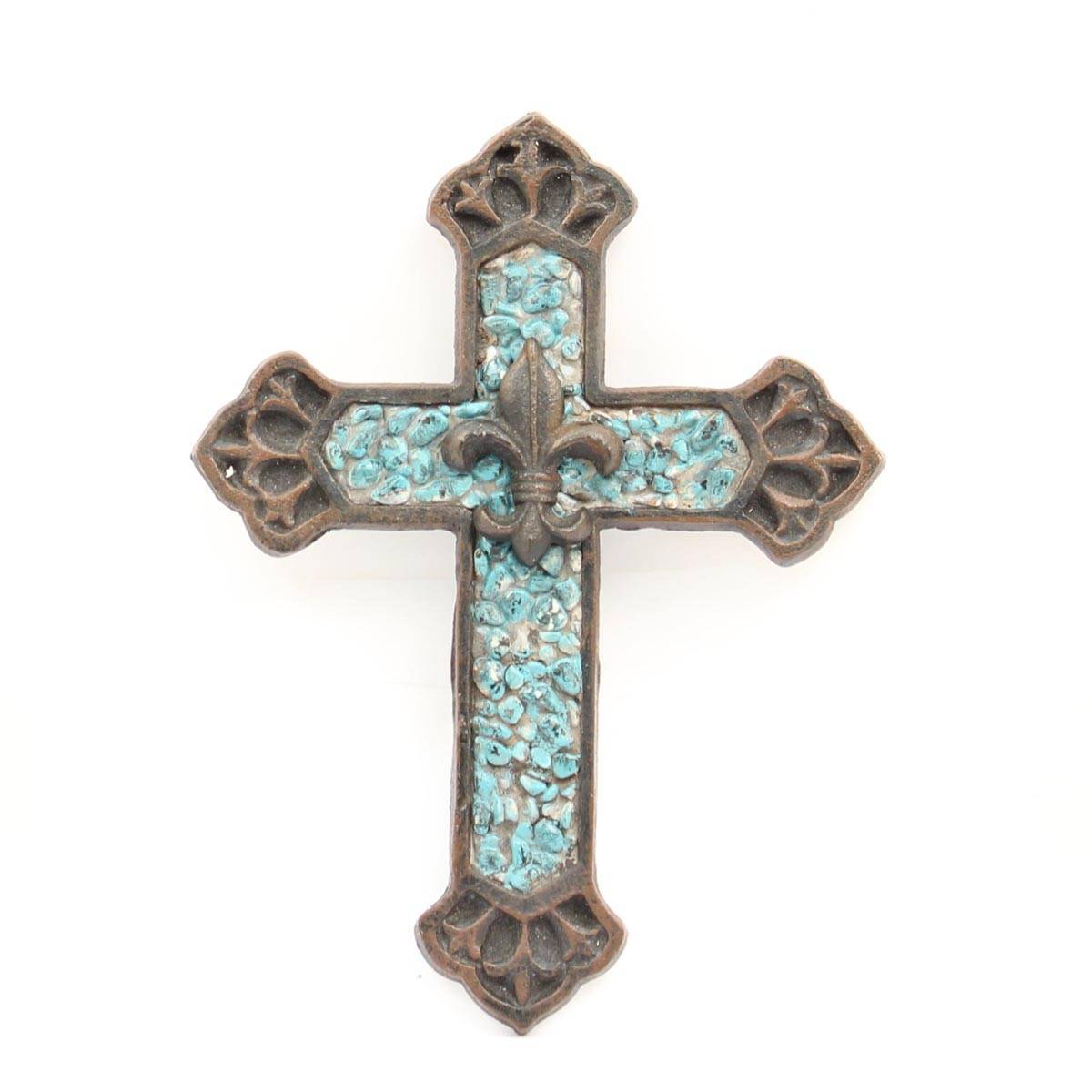 5-676814 Western Moments Cast Iron Wall Cross sku 5-676814