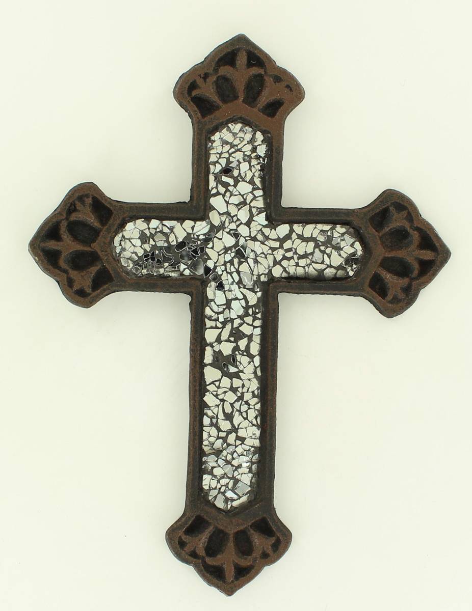 5-676815 Western Moments Cast Iron Wall Cross sku 5-676815