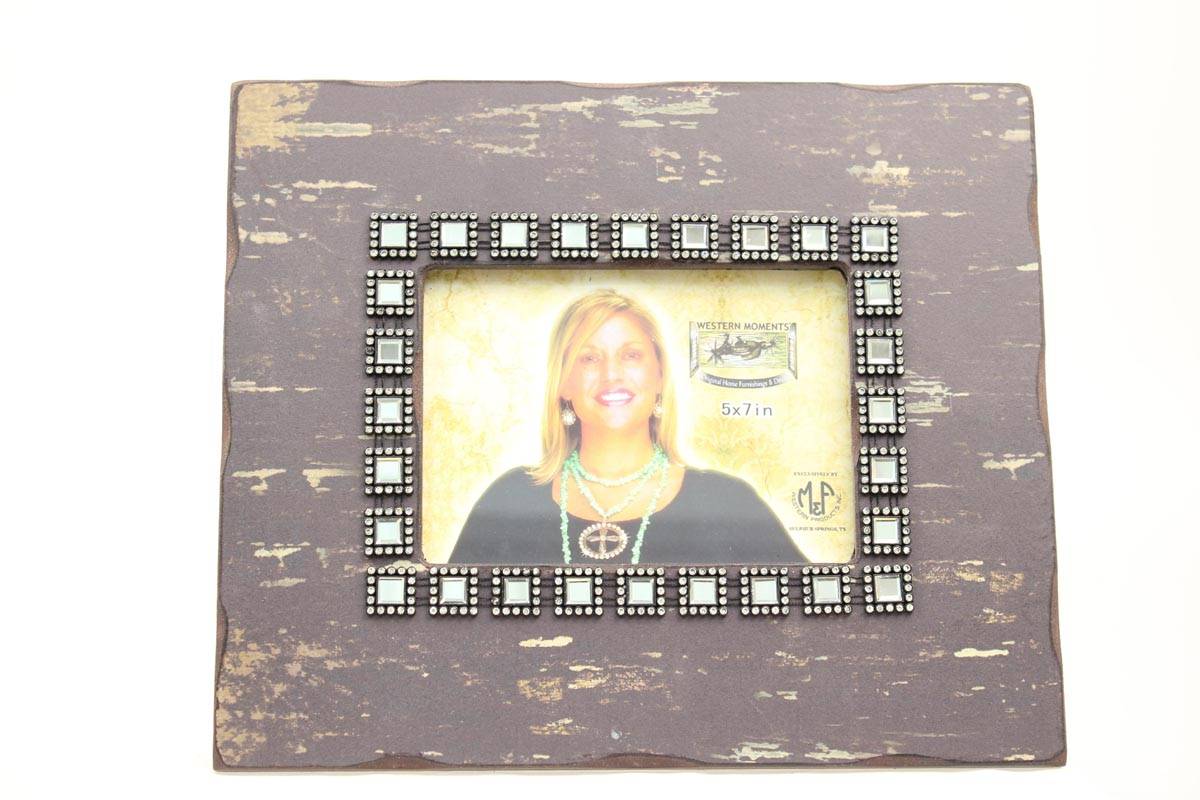 5-676818 Western Moments Distressed 5x7 Frame sku 5-676818