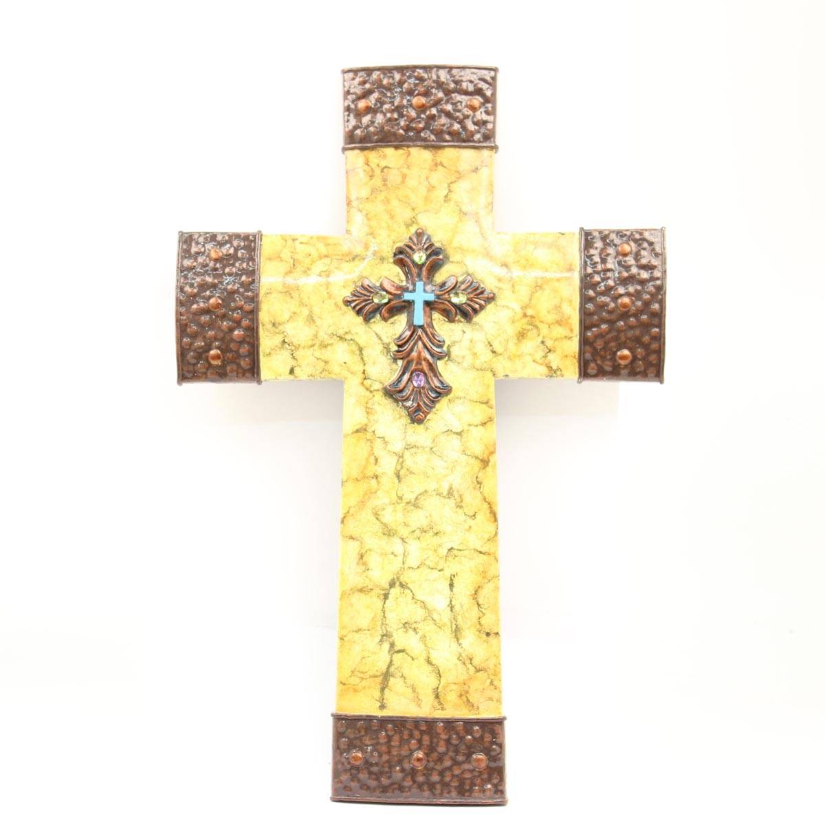 Western Moments Dual Tone Wall Cross