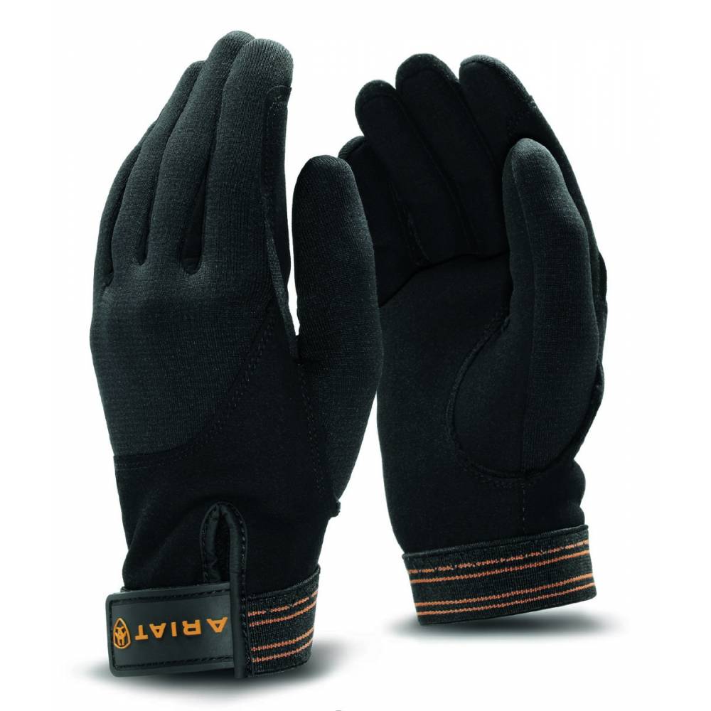 Ariat Insulated Tek Grip Gloves Black EquestrianCollections