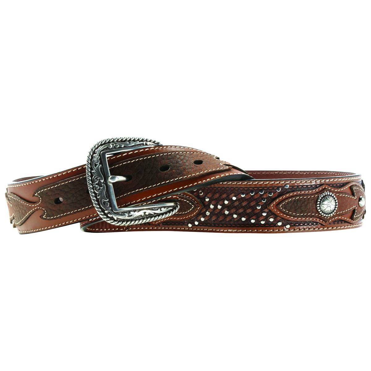 5-677557 Ariat Sidewinder Belt - Mens, Tan/Brown sku 5-677557