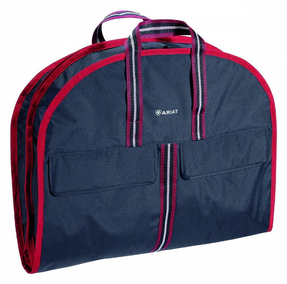 Ariat Garment Bag Navy/Red EquestrianCollections