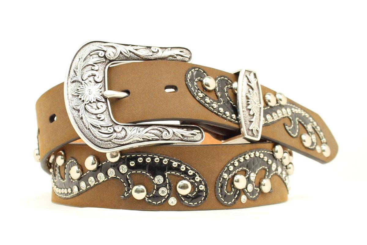 Ariat Scroll Round Concho Belt - Ladies