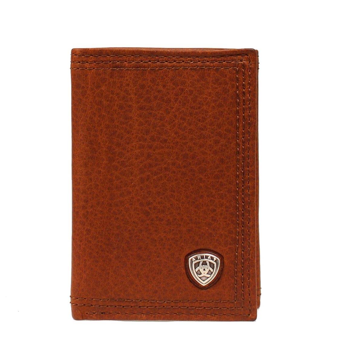 ARIAT Mens Tri-fold Shield Work Wallet