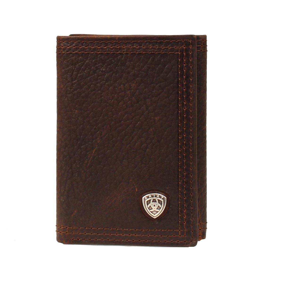 ARIAT Mens Tri-fold Shield Work Wallet