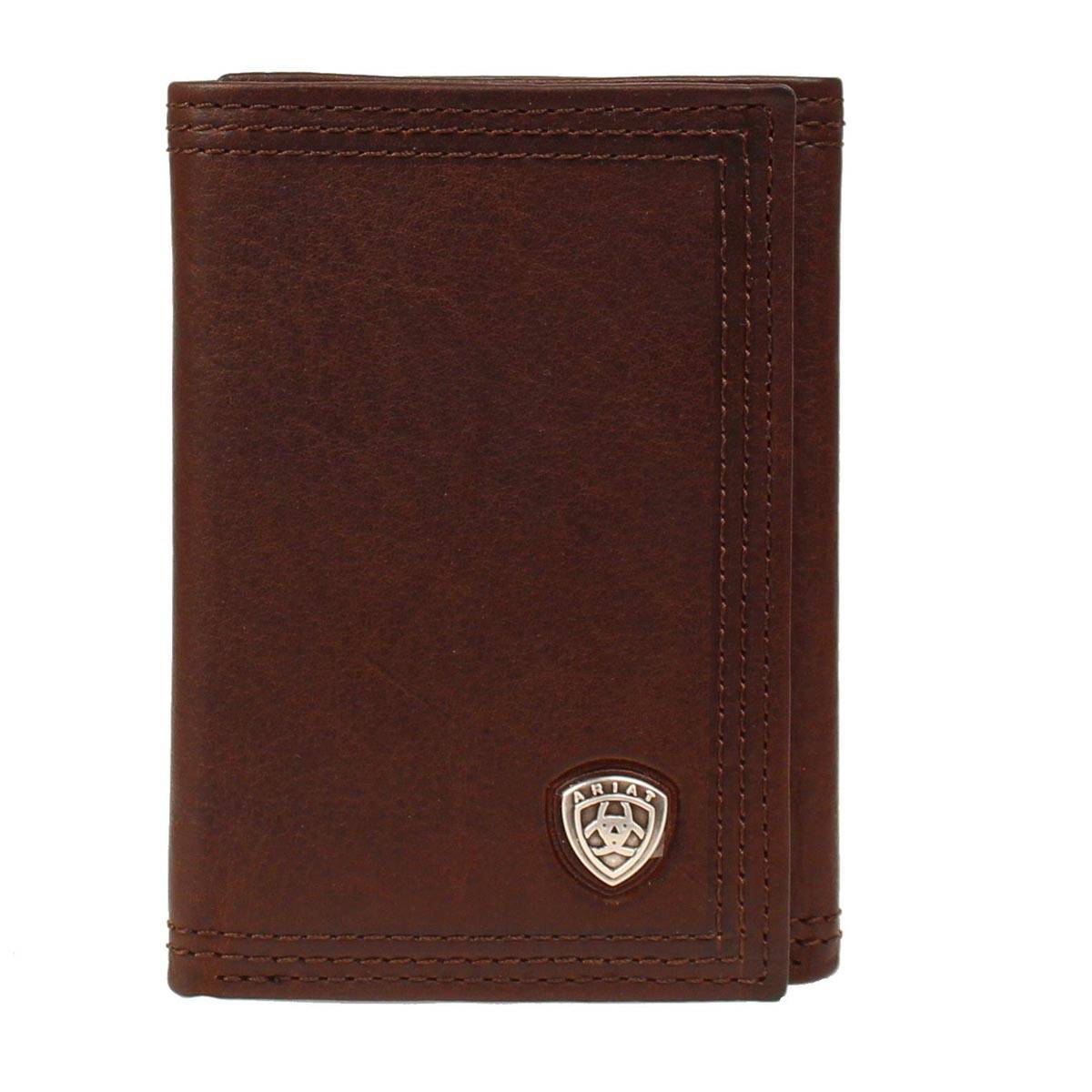 ARIAT Mens Tri-fold Shield Work Wallet