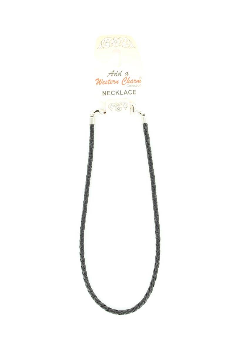 Western Charm Braided Leather Chain