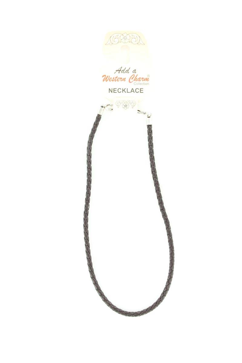 Western Charm Braided Leather Chain