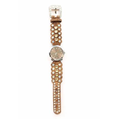 Blazin Roxx Womens Rhinestone Horse Hair Watch