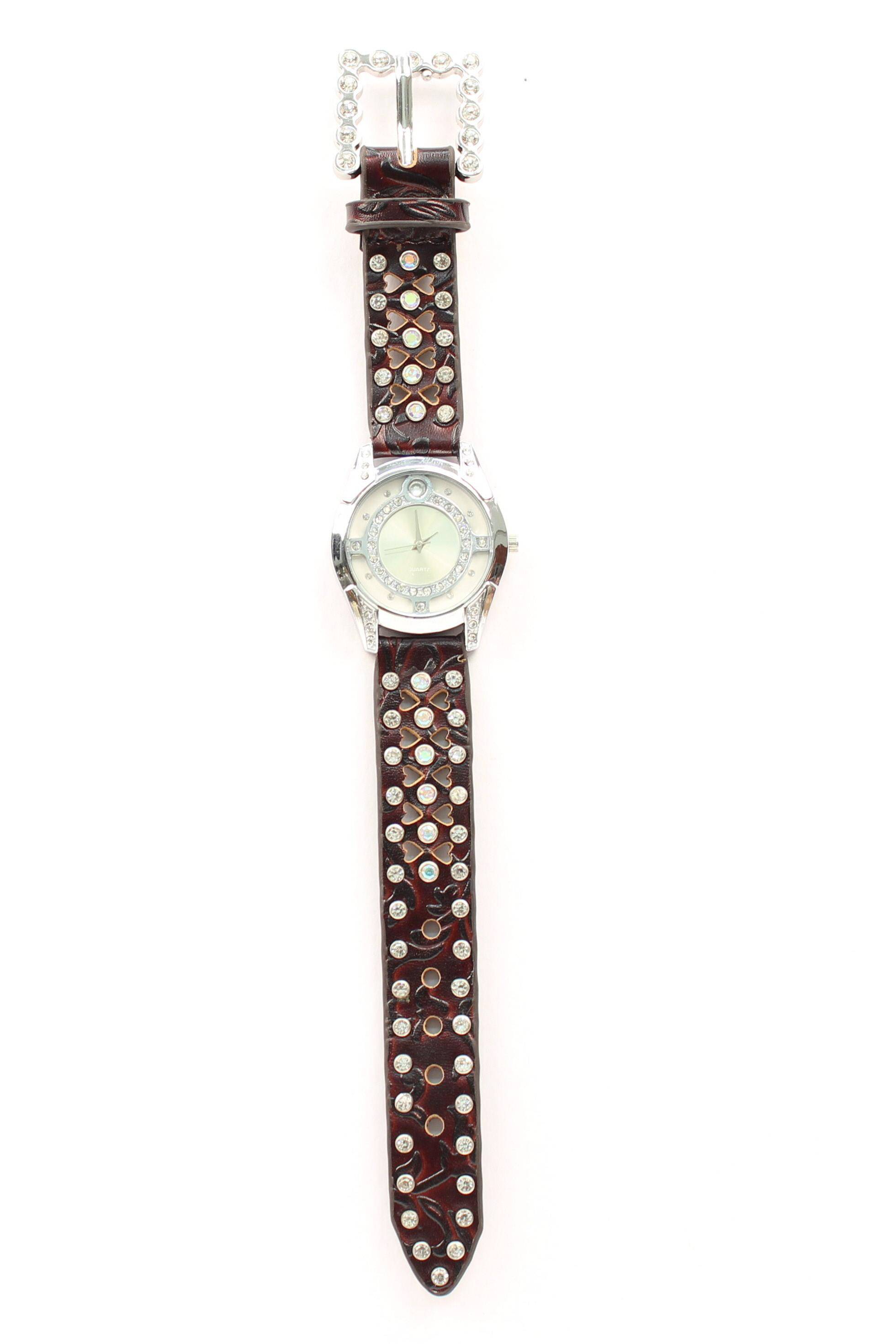 5-678624 Blazin Roxx Womens Round Crystal Watch sku 5-678624