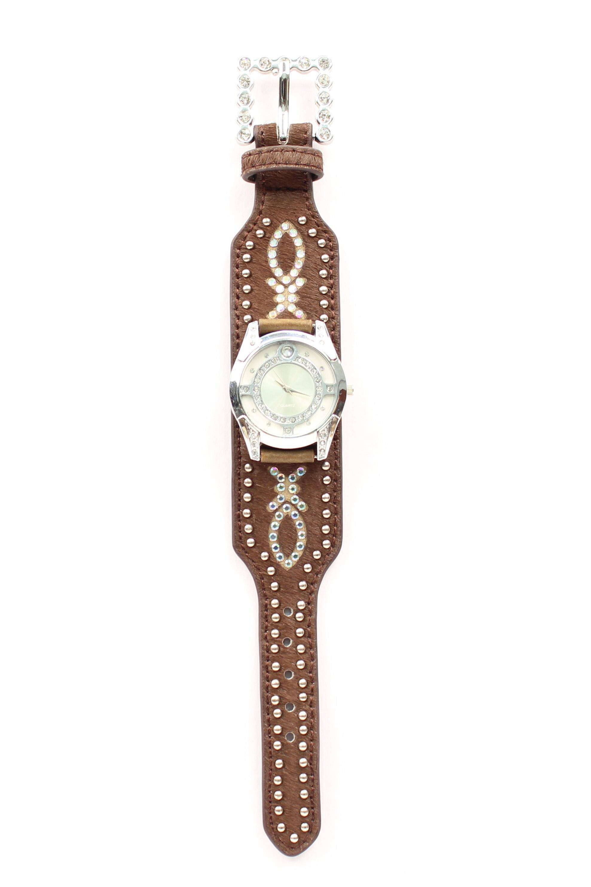 5-678628 Blazin Roxx Womens Swarovski Crystal Hair Watch sku 5-678628