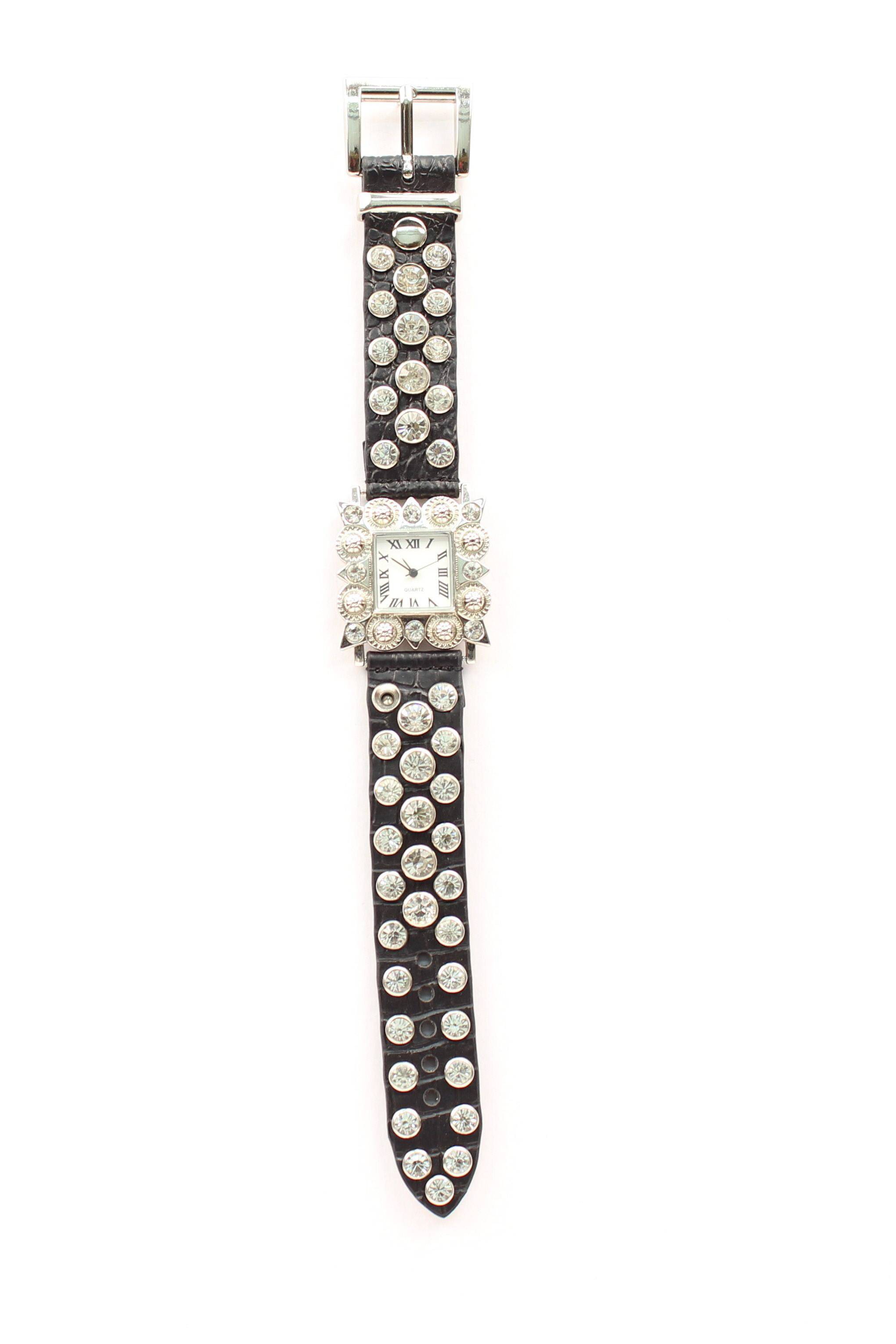 Blazin Roxx Womens Square Crystal Watch