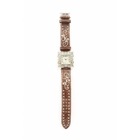 Blazin Roxx Womens Square Crystal Watch