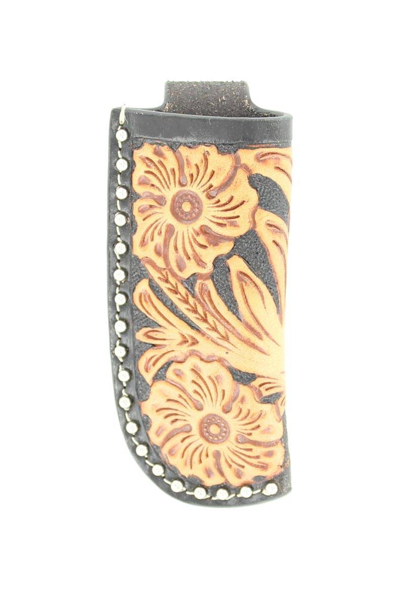 Nocona Stitched Floral Knife Sheath