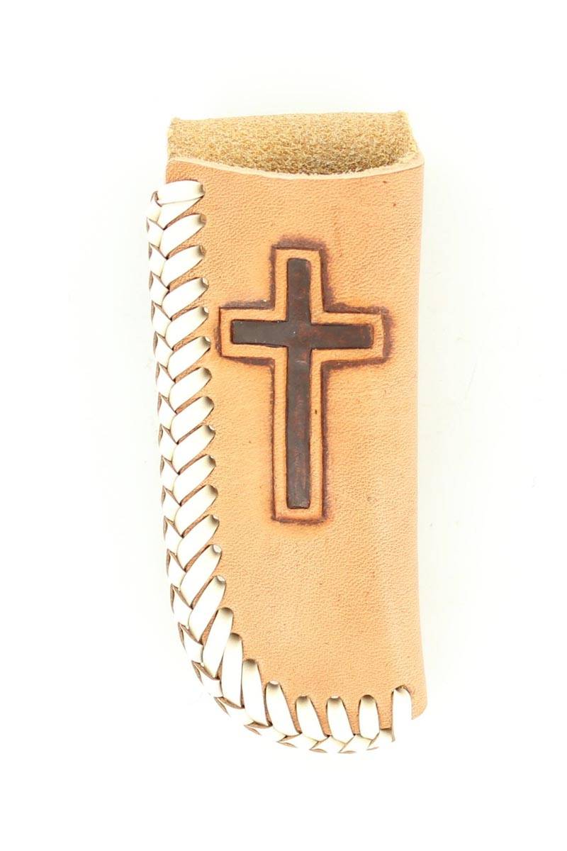 Nocona Cross Braided Lacing Knife Sheath