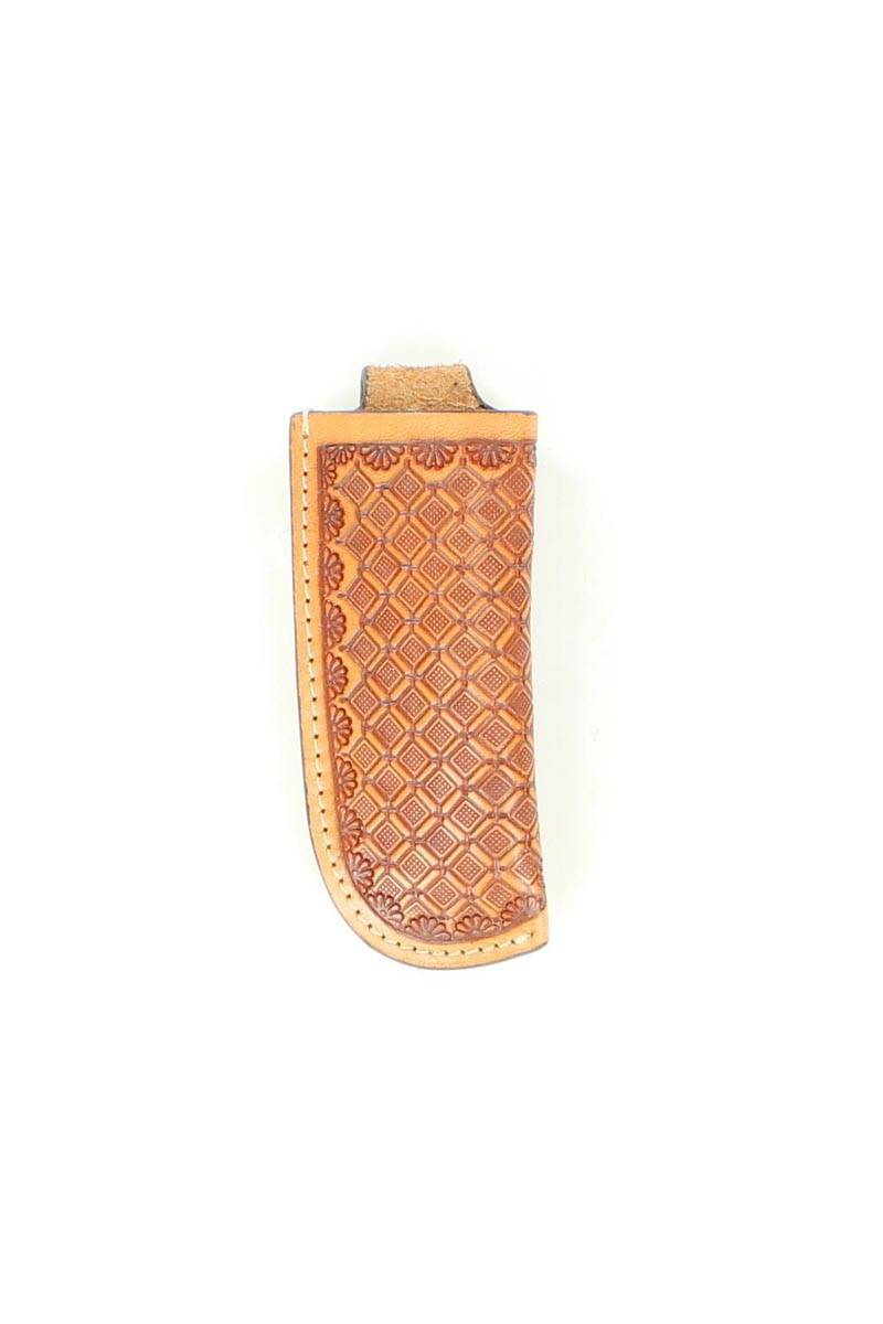 Nocona Embossed Weave Knife Sheath