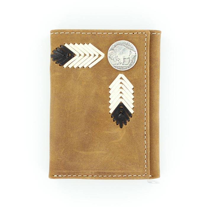 5-685807 Nocona Tri-fold Buffalo Nickel Wallet sku 5-685807